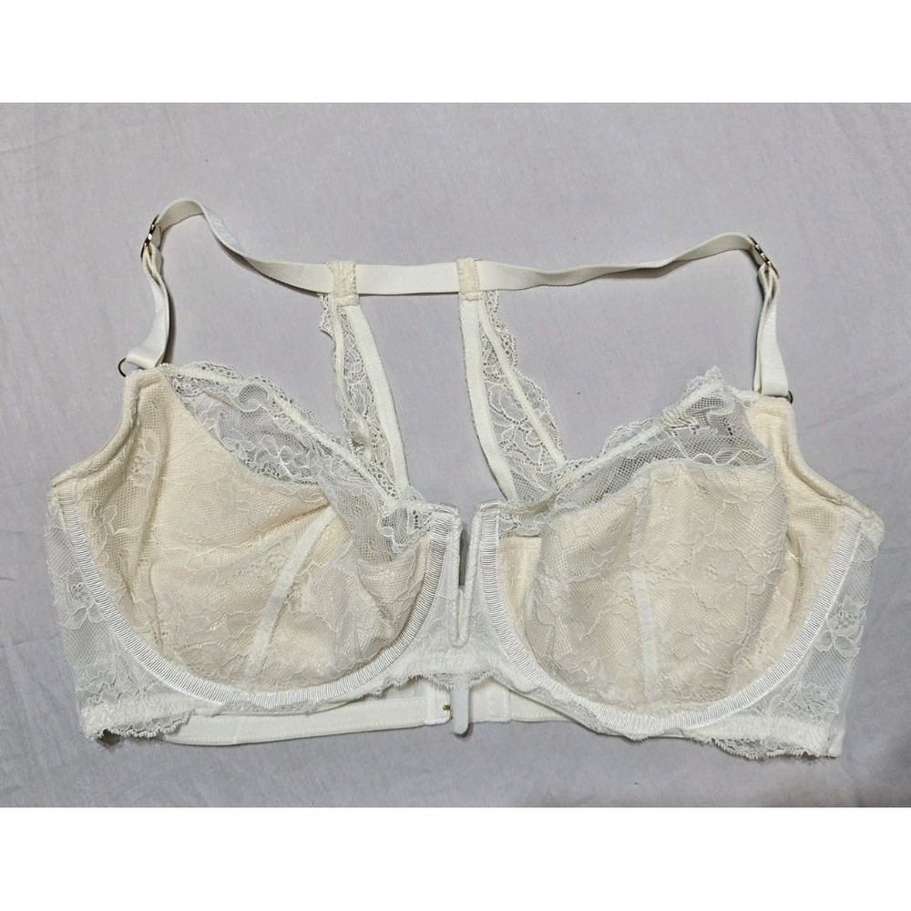 cacique bra Balconette  Ivory ‎  44 DD  Underwire